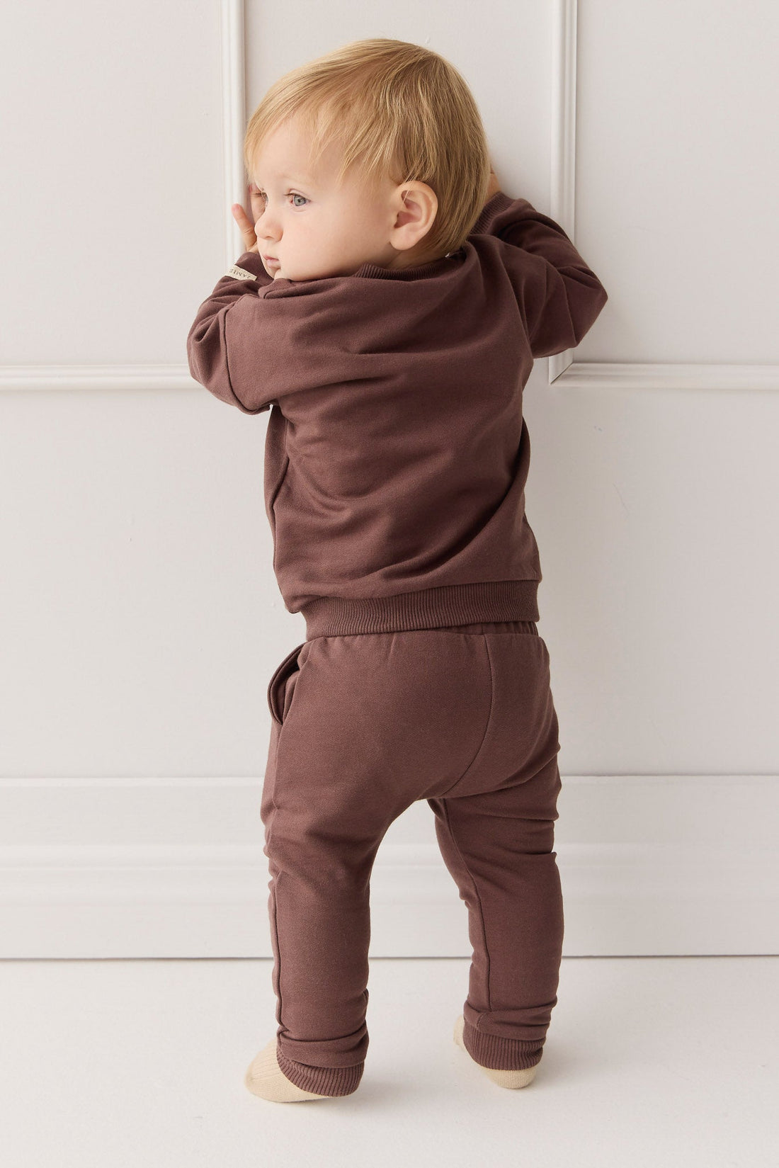 Organic Cotton Morgan Track Pant - Earth Childrens Pant from Jamie Kay Australia