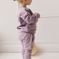 Organic Cotton Morgan Track Pant - Briella Quail Childrens Pant from Jamie Kay Australia