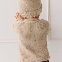 Matthew Hat - Malt Fleck Childrens Hat from Jamie Kay Australia