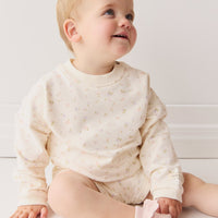 Organic Cotton Damien Sweatshirt - Briella Whisper Childrens Top from Jamie Kay Australia