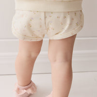 Organic Cotton Ivy Shortie - Briella Whisper Childrens Short from Jamie Kay Australia