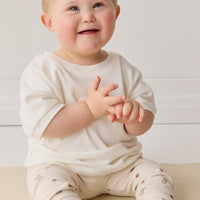 Pima Cotton Eddie Tee - Parchment Childrens Top from Jamie Kay Australia