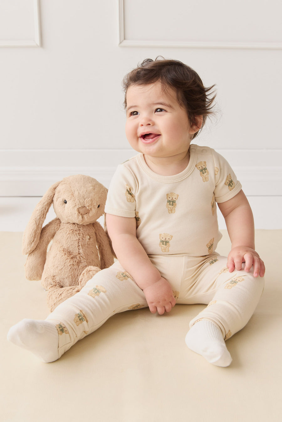 Snuggle Bunnies - Penelope The Bunny - Caramel Childrens Toy from Jamie Kay Australia