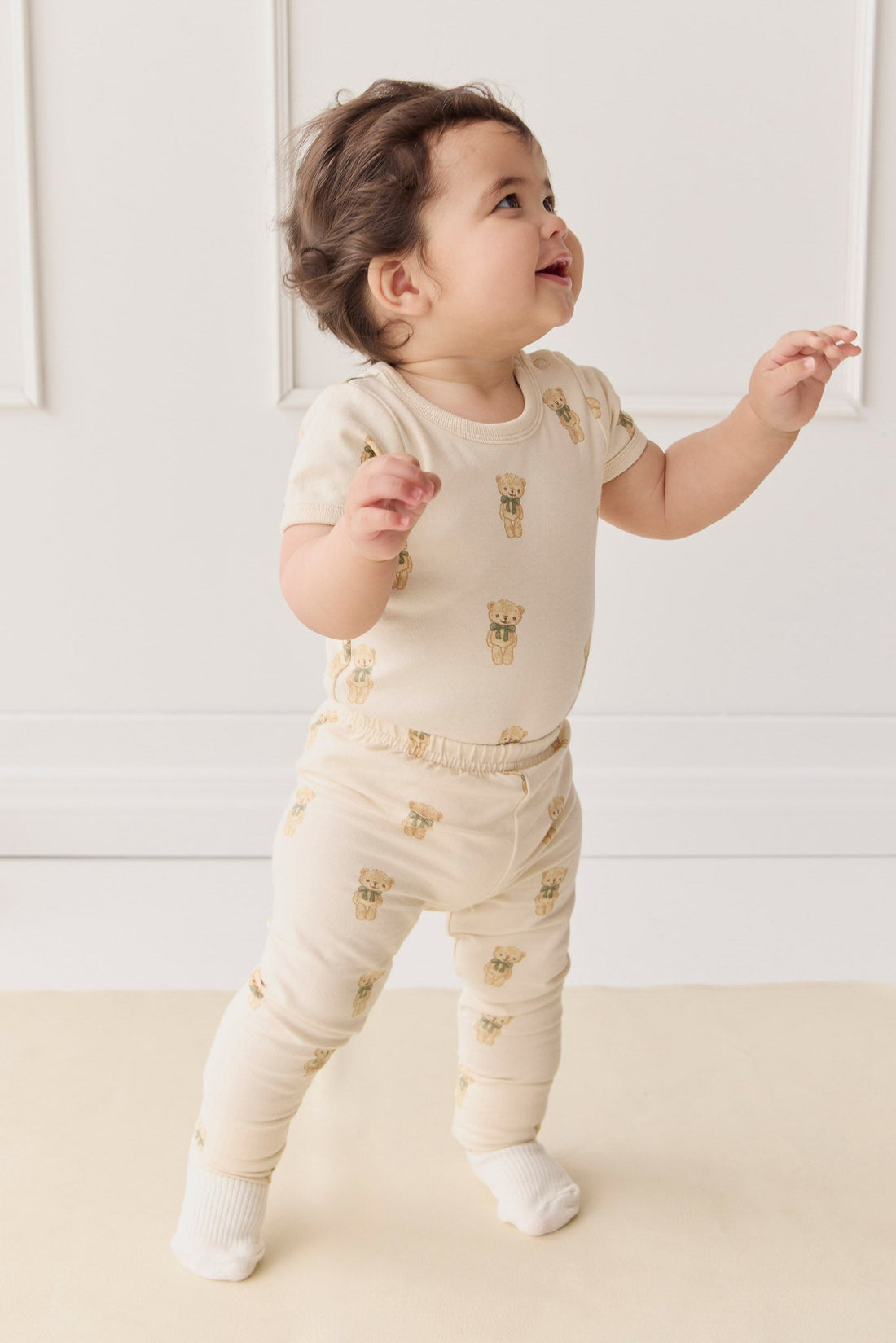 Organic Cotton Everyday Legging - Little Ted Childrens Legging from Jamie Kay Australia