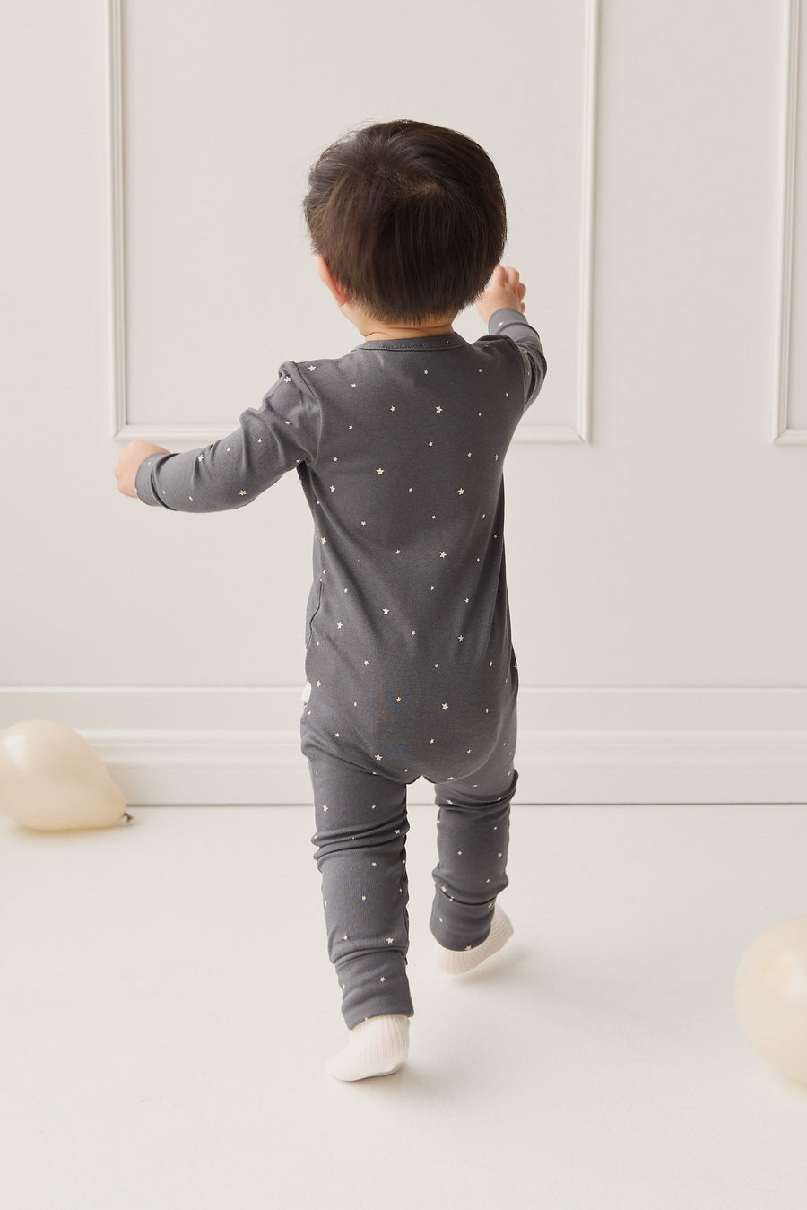 Organic Cotton Modal Frankie Onepiece - Milky Way Icelandic Childrens Onepiece from Jamie Kay Australia