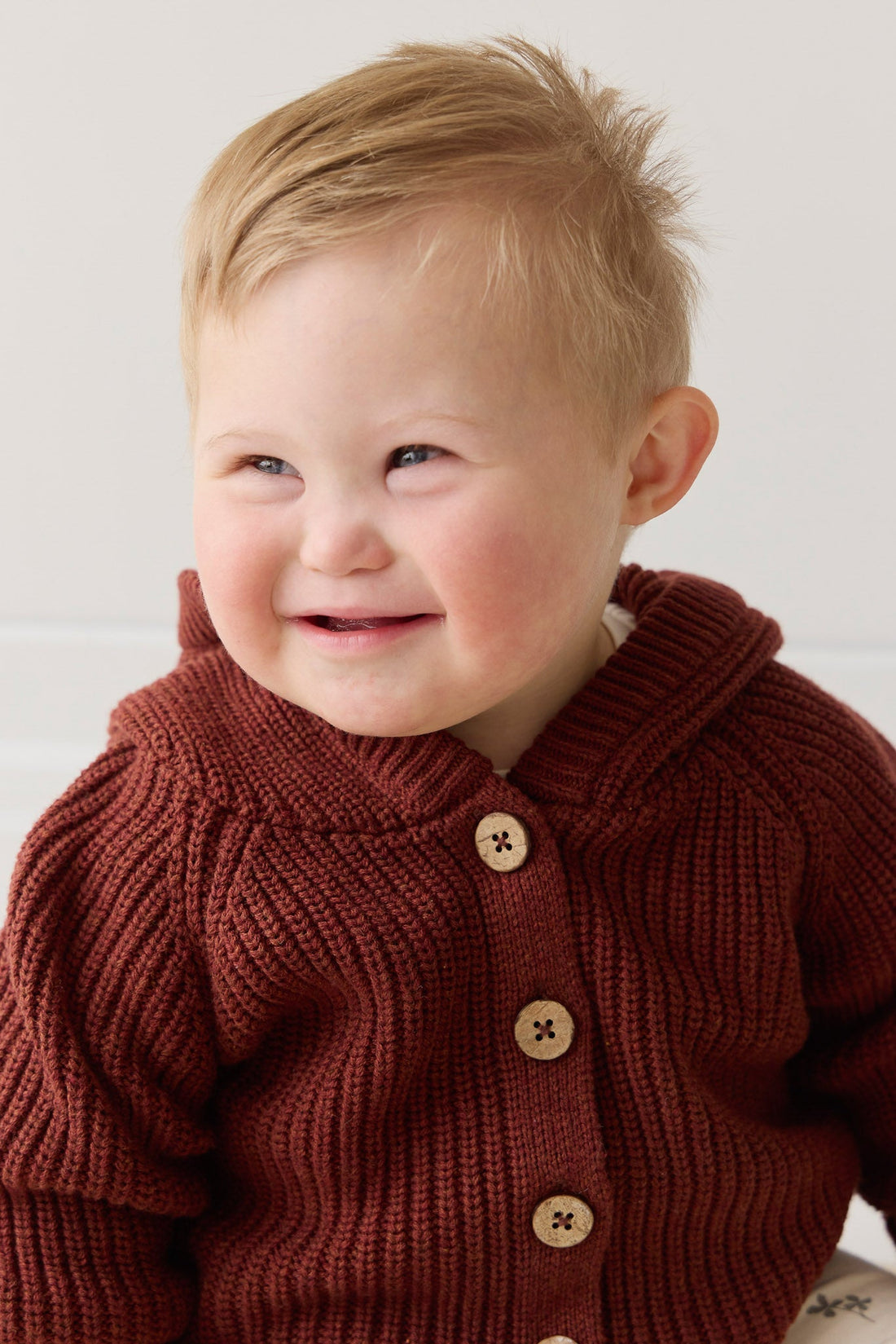 Ollie Cardigan - Fox Marle Childrens Cardigan from Jamie Kay Australia