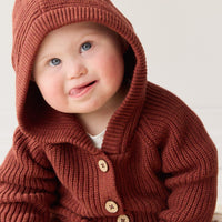 Ollie Cardigan - Fox Marle Childrens Cardigan from Jamie Kay Australia