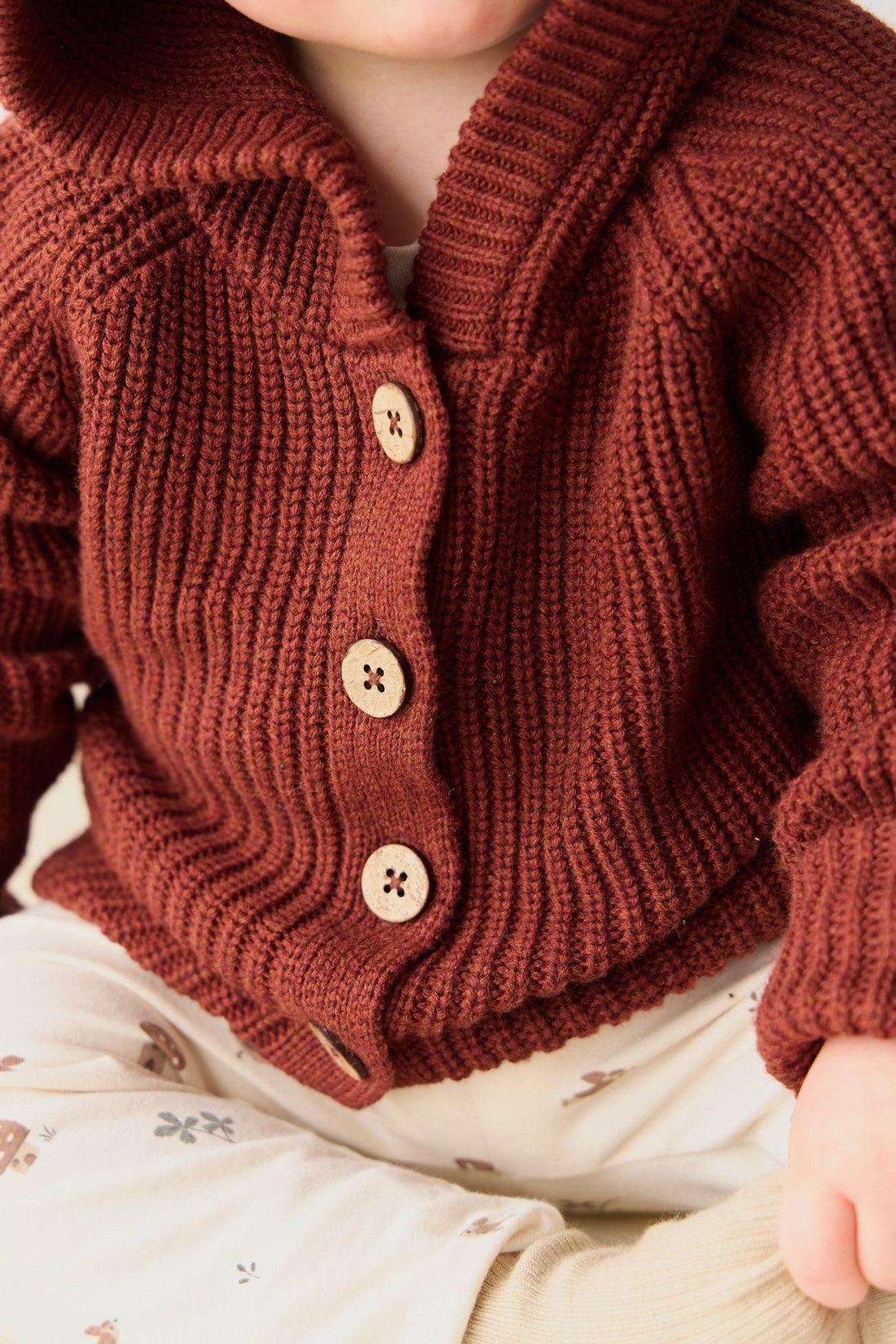 Ollie Cardigan - Fox Marle Childrens Cardigan from Jamie Kay Australia