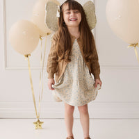 Organic Cotton Matilda Dress - Adnola Floral Childrens Dress from Jamie Kay Australia