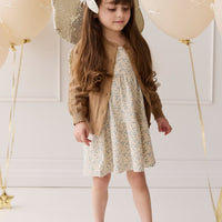 Organic Cotton Matilda Dress - Adnola Floral Childrens Dress from Jamie Kay Australia