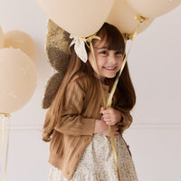 Emily Knitted Cardigan - Caramel Cream Childrens Cardigan from Jamie Kay Australia