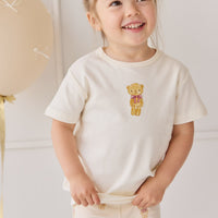 Pima Cotton Aude Tee - Cloud Little Georgie Childrens Top from Jamie Kay Australia