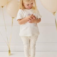 Organic Cotton Morgan Track Pant - Briella Whisper Childrens Pant from Jamie Kay Australia