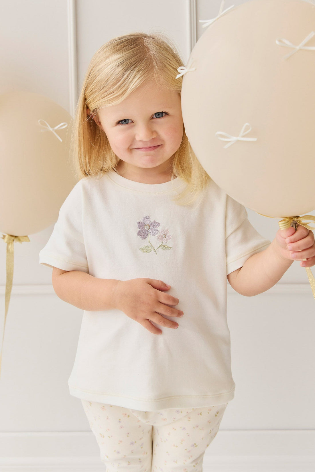 Pima Cotton Mimi Top - Plaster Briella Childrens Top from Jamie Kay Australia