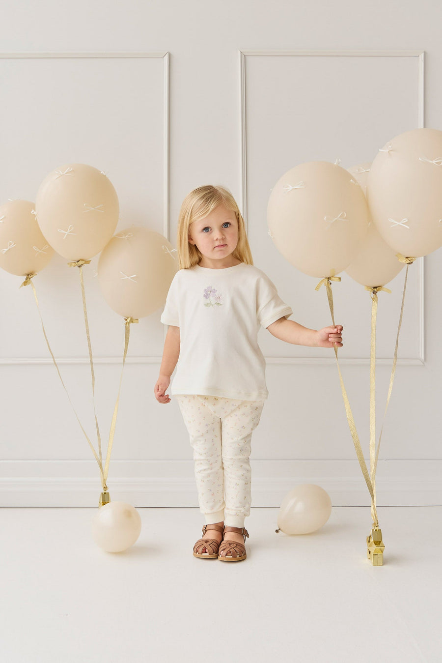 Pima Cotton Mimi Top - Plaster Briella Childrens Top from Jamie Kay Australia