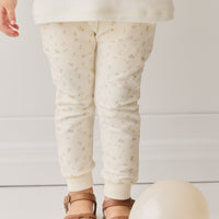 Organic Cotton Morgan Track Pant - Briella Whisper Childrens Pant from Jamie Kay Australia