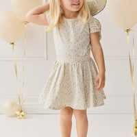 Organic Cotton Meadow Skirt - Adnola Floral Childrens Skirt from Jamie Kay Australia