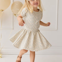 Organic Cotton Meadow Skirt - Adnola Floral Childrens Skirt from Jamie Kay Australia