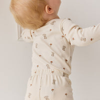 Organic Cotton Fernley Bodysuit - Le Lapin Childrens Bodysuit from Jamie Kay Australia