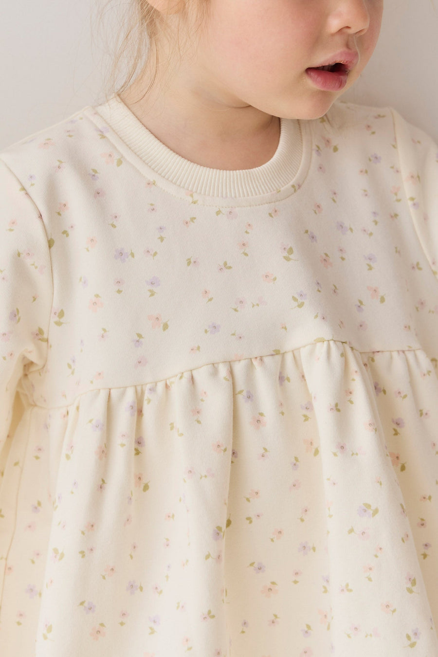 Organic Cotton Charlotte Dress - Briella Whisper Childrens Dress from Jamie Kay Australia