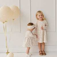 Organic Cotton Pixie Dress - Moons Woolen Ball Childrens Dress from Jamie Kay Australia