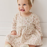 Organic Cotton Sage Top - Moons Woolen Ball Childrens Top from Jamie Kay Australia