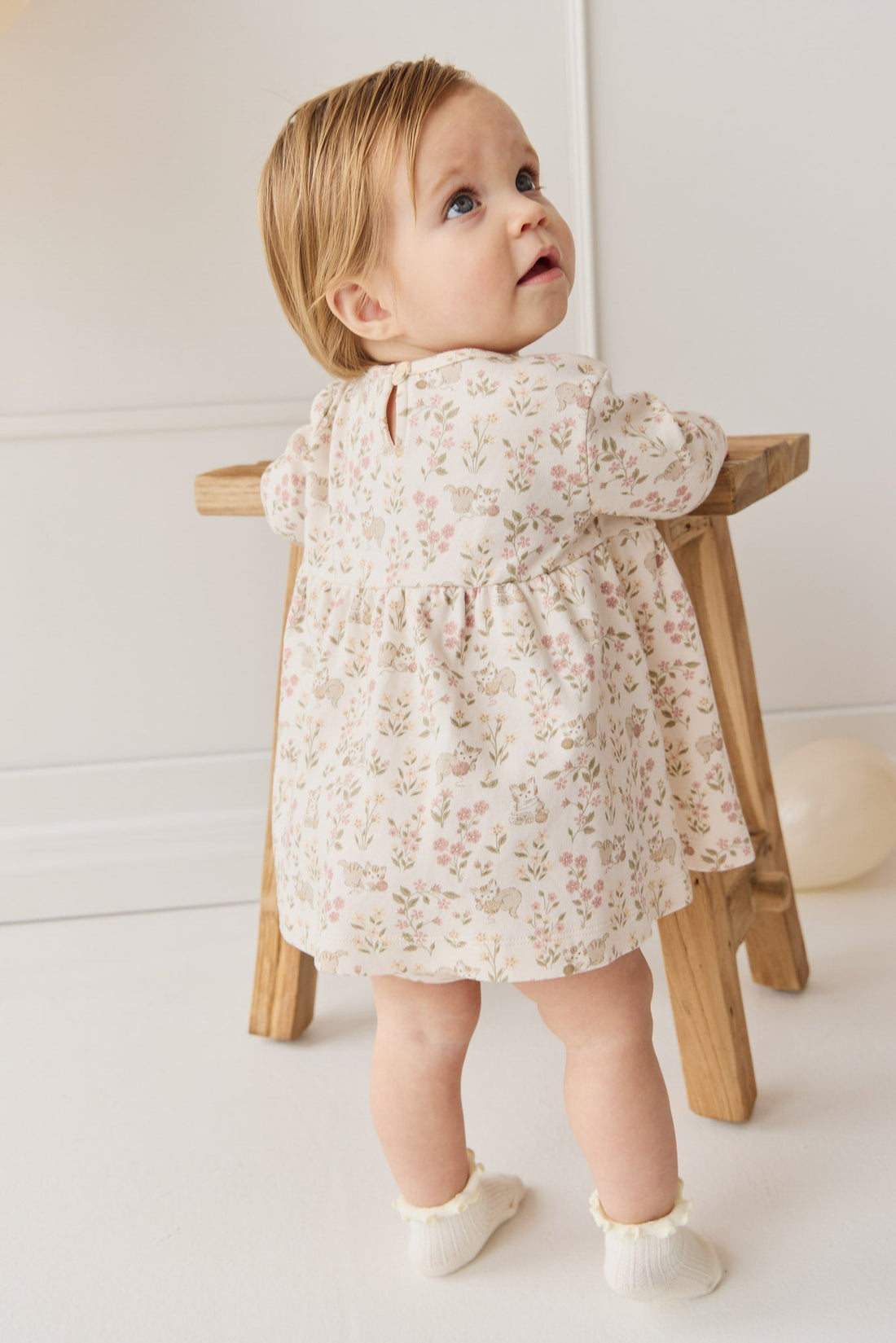 Organic Cotton Sage Top - Moons Woolen Ball Childrens Top from Jamie Kay Australia