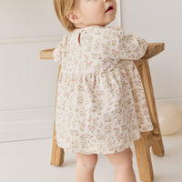 Organic Cotton Sage Top - Moons Woolen Ball Childrens Top from Jamie Kay Australia