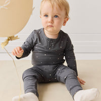 Organic Cotton Modal Legging - Milky Way Icelandic Childrens Legging from Jamie Kay Australia