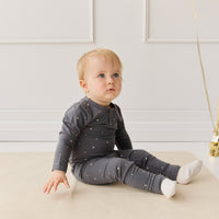 Organic Cotton Modal Legging - Milky Way Icelandic Childrens Legging from Jamie Kay Australia