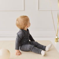 Organic Cotton Modal Legging - Milky Way Icelandic Childrens Legging from Jamie Kay Australia