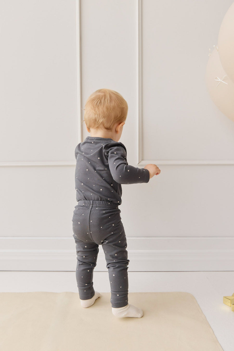 Organic Cotton Modal Legging - Milky Way Icelandic Childrens Legging from Jamie Kay Australia