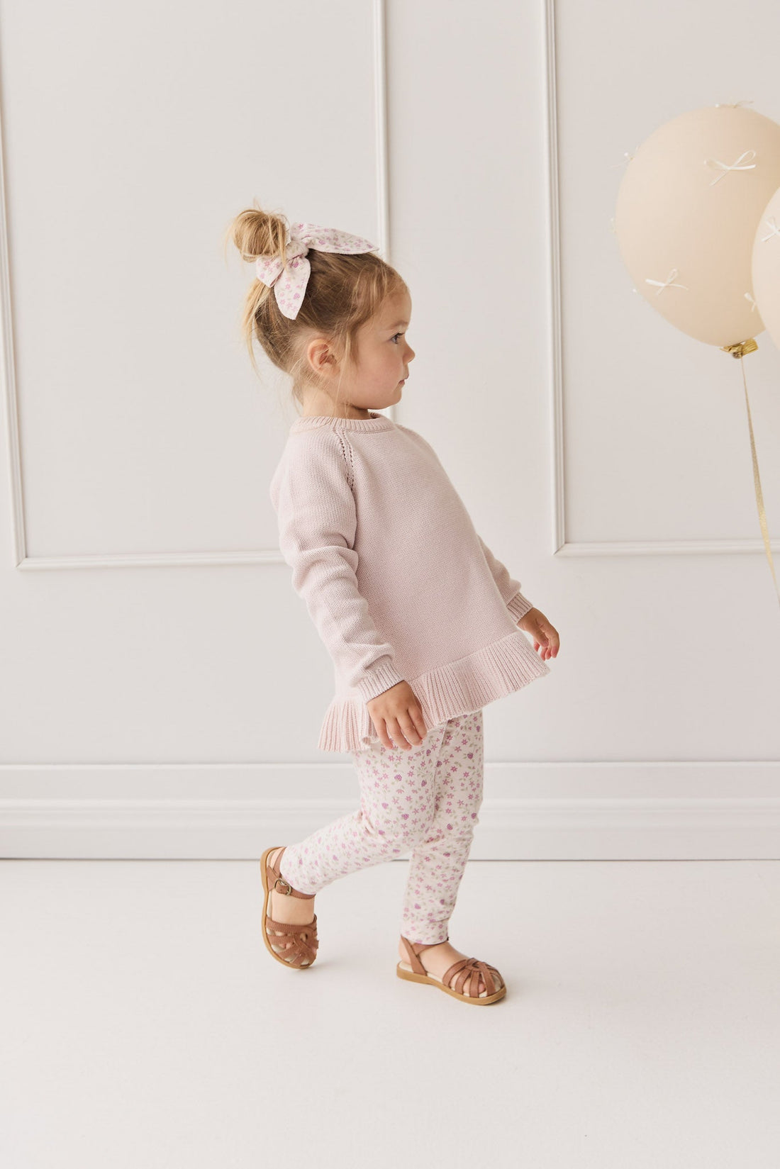 Ava Jumper - Soft Misty Rose Childrens Jumper from Jamie Kay Australia