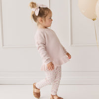 Ava Jumper - Soft Misty Rose Childrens Jumper from Jamie Kay Australia