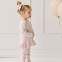 Ava Jumper - Soft Misty Rose Childrens Jumper from Jamie Kay Australia