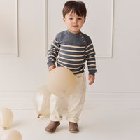 Tristan Jumper - Nautical Blue Childrens Jumper from Jamie Kay Australia