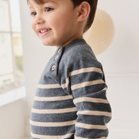 Tristan Jumper - Nautical Blue Childrens Jumper from Jamie Kay Australia