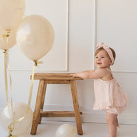 Organic Cotton Muslin Zoe Set - Ballet Pink Childrens Set from Jamie Kay Australia