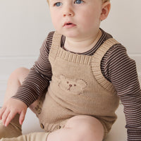 Ethan Playsuit - Toffee Marle Childrens Playsuit from Jamie Kay Australia