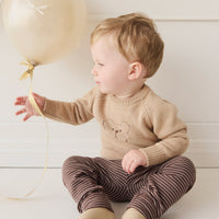 Ethan Jumper - Toffee Marle Childrens Jumper from Jamie Kay Australia