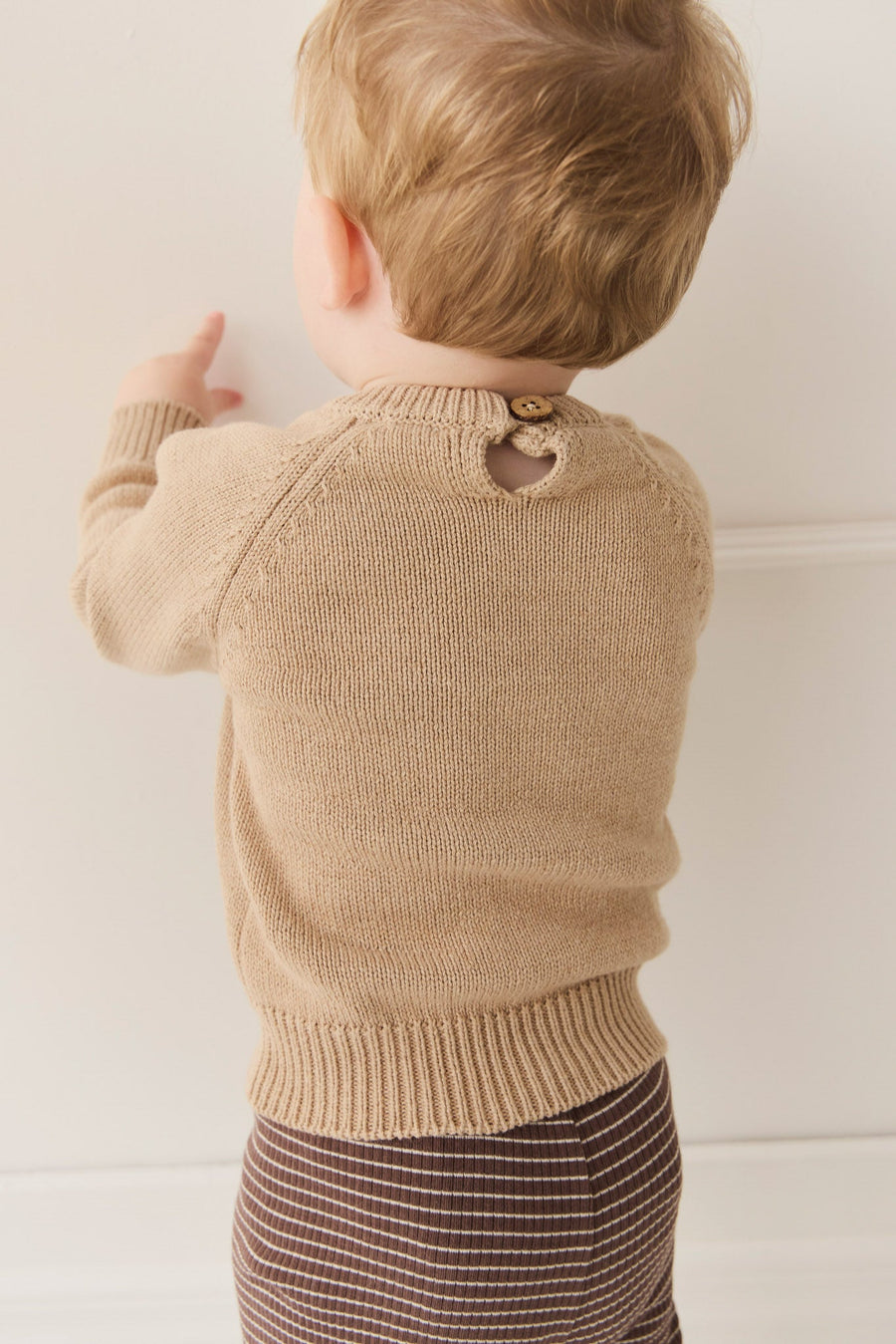 Ethan Jumper - Toffee Marle Childrens Jumper from Jamie Kay Australia