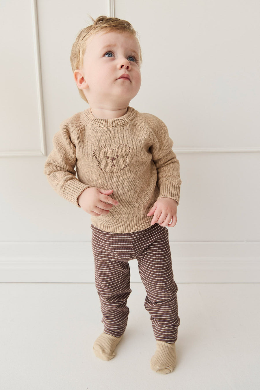 Ethan Jumper - Toffee Marle Childrens Jumper from Jamie Kay Australia