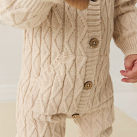 Benjamin Onepiece - Oatmeal Marle Childrens Onepiece from Jamie Kay Australia