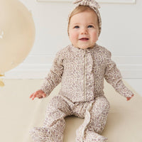 Organic Cotton Modal Frankie Onepiece - Amber Eggnog Childrens Onepiece from Jamie Kay Australia