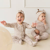 Organic Cotton Modal Frankie Onepiece - Amber Eggnog Childrens Onepiece from Jamie Kay Australia