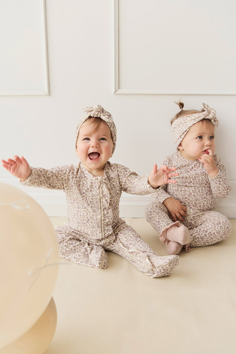 Organic Cotton Modal Frankie Onepiece - Amber Eggnog Childrens Onepiece from Jamie Kay Australia