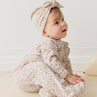 Organic Cotton Modal Frankie Onepiece - Amber Eggnog Childrens Onepiece from Jamie Kay Australia