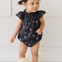 Organic Cotton Tamara Playsuit - Bouquet De Fleur Childrens Playsuit from Jamie Kay Australia