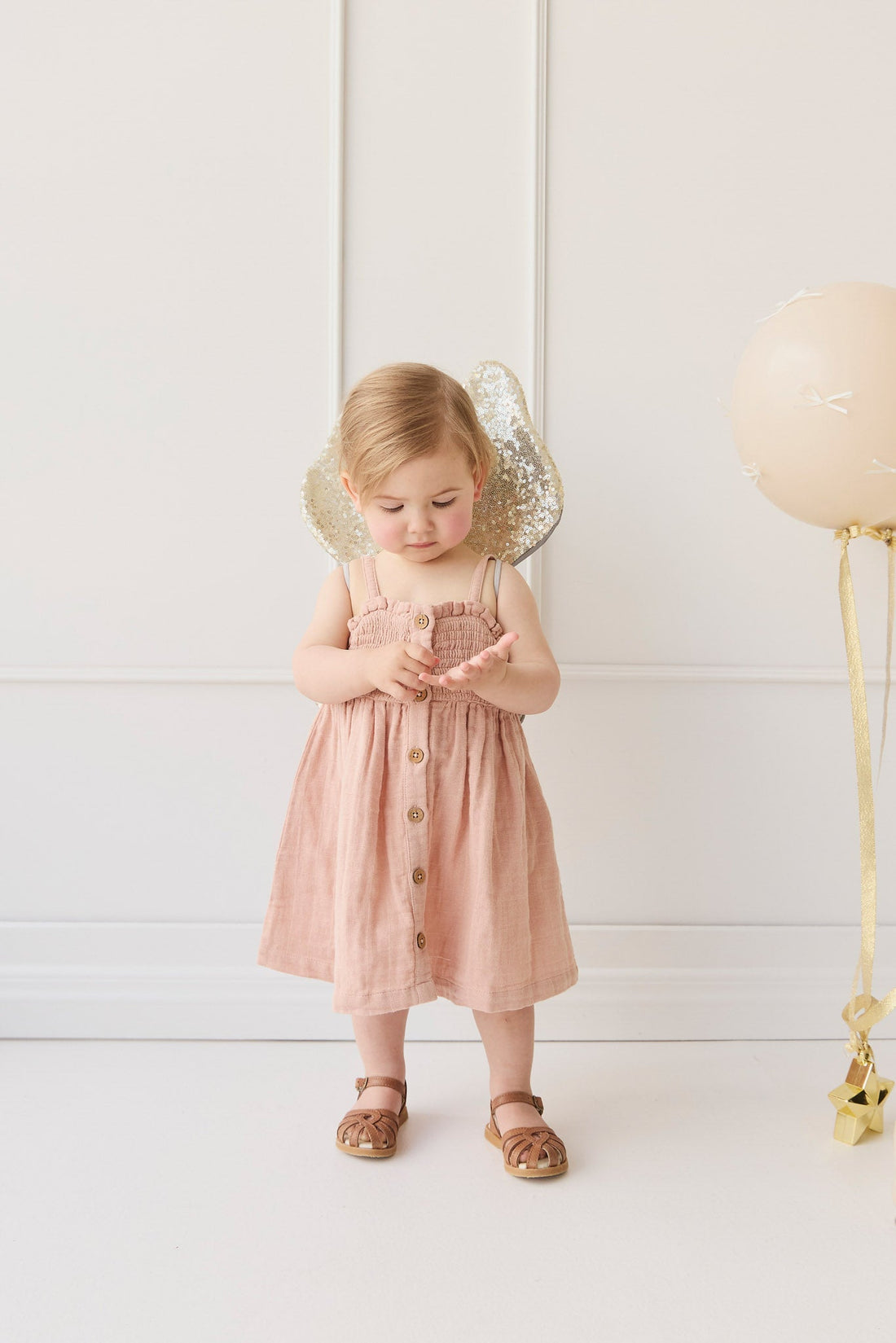 Organic Cotton Muslin Karlie Dress - Parfait Childrens Dress from Jamie Kay Australia