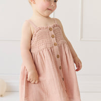 Organic Cotton Muslin Karlie Dress - Parfait Childrens Dress from Jamie Kay Australia